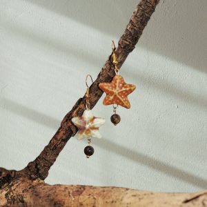 ❈ Pendientes estrellas cálidas