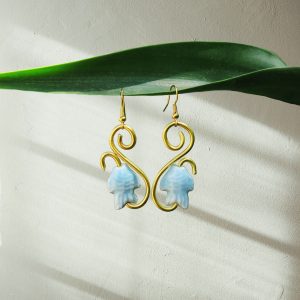 𖤓 Pendientes peces azules